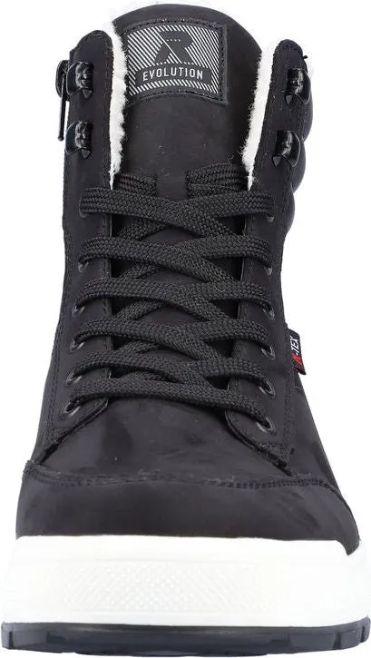 Rieker Black Warm Lined Boot