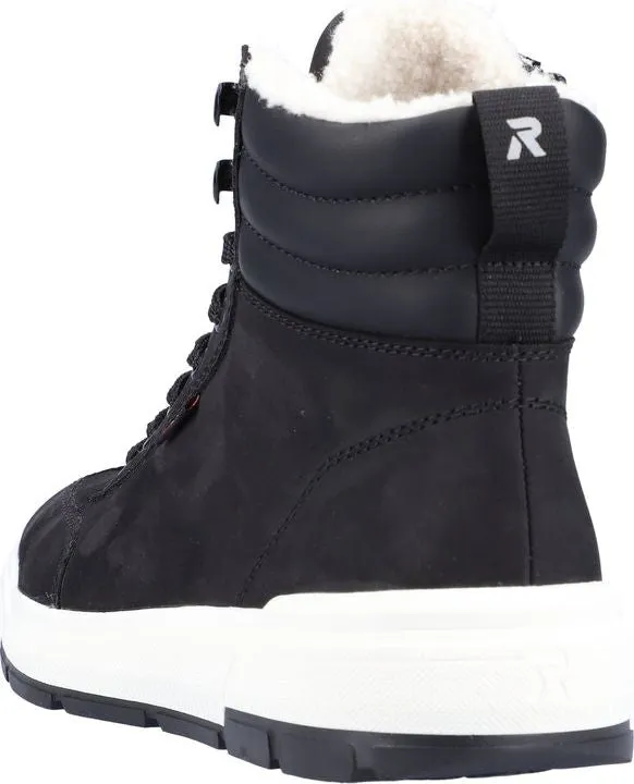 Rieker Black Warm Lined Boot