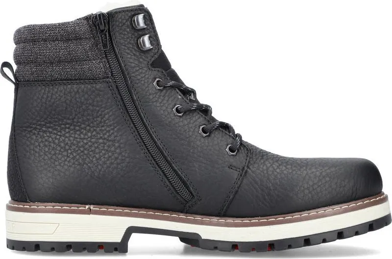 Rieker Flip Grip Boot Black