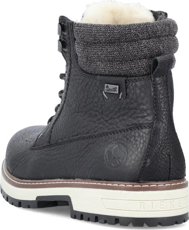 Rieker Flip Grip Boot Black