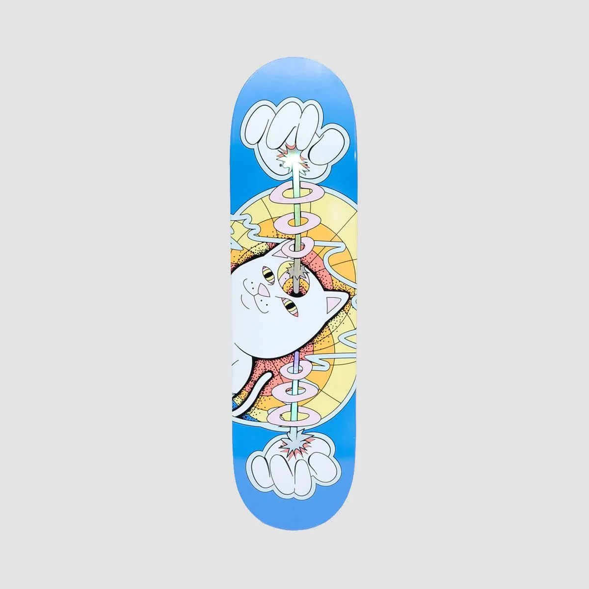 Ripndip Mind Control Skateboard Deck Blue - 8.5