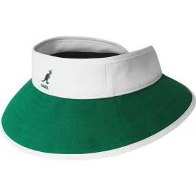 (SALE!!!) Kangol Golf Sun Visor - White/Green