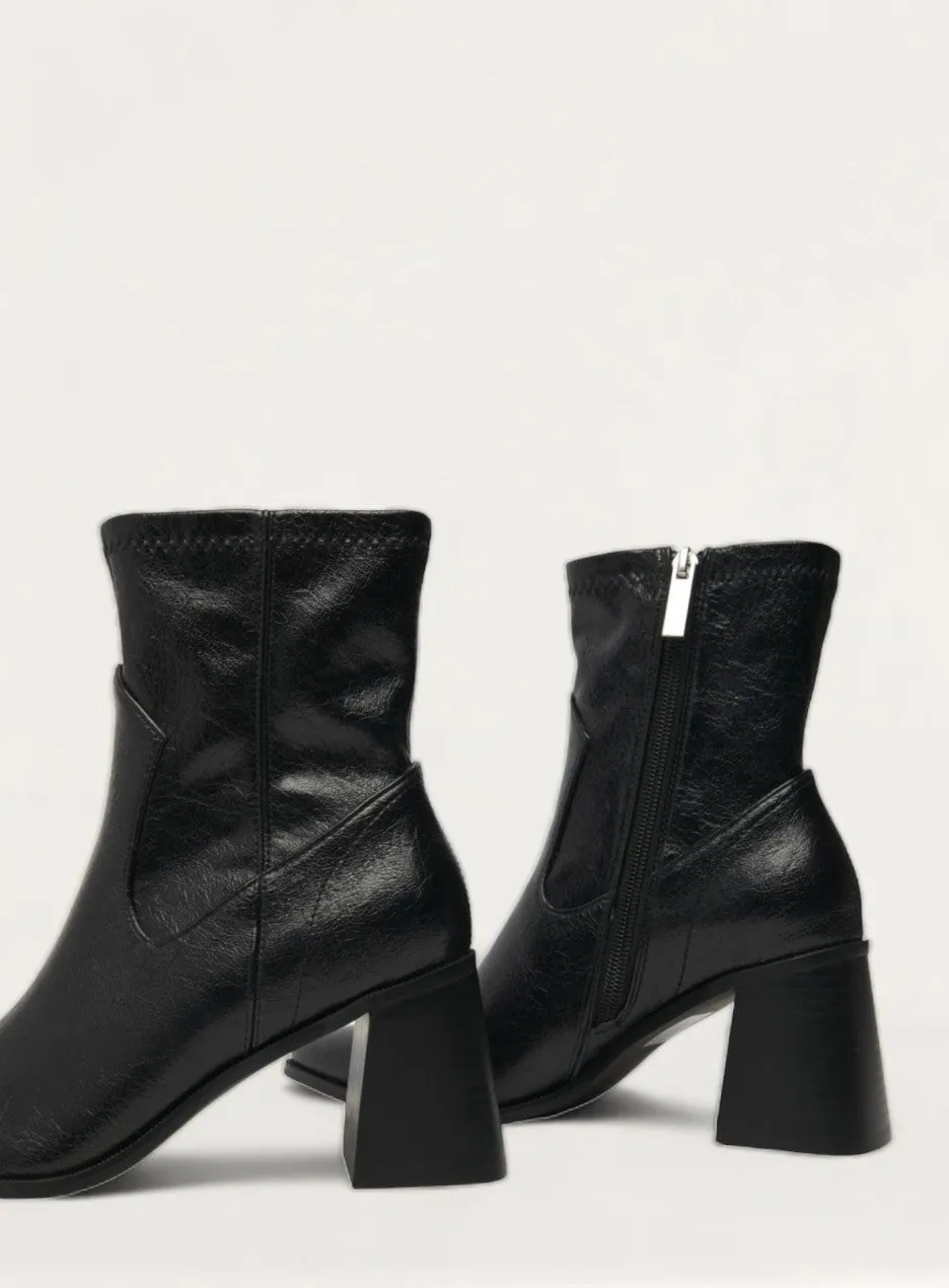 Schuh Bronte Black Sock Boot