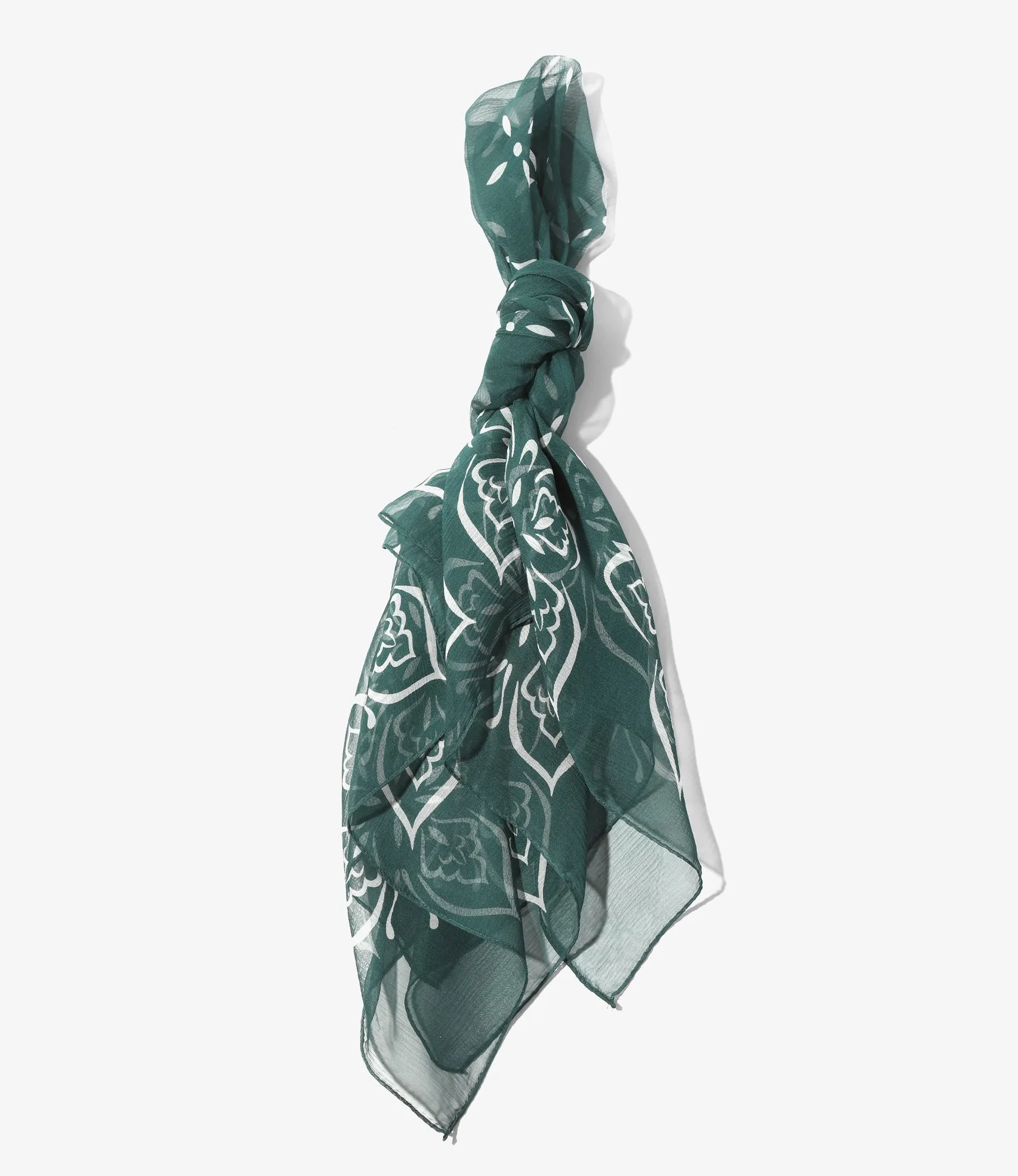 Silk Crepe Bandana Scarf