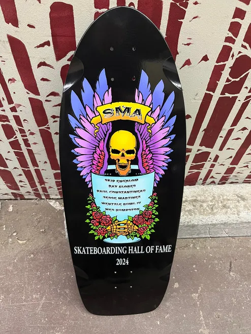 SMA Wes Humpston Artwork Skateboard Hall of Fame  Deck