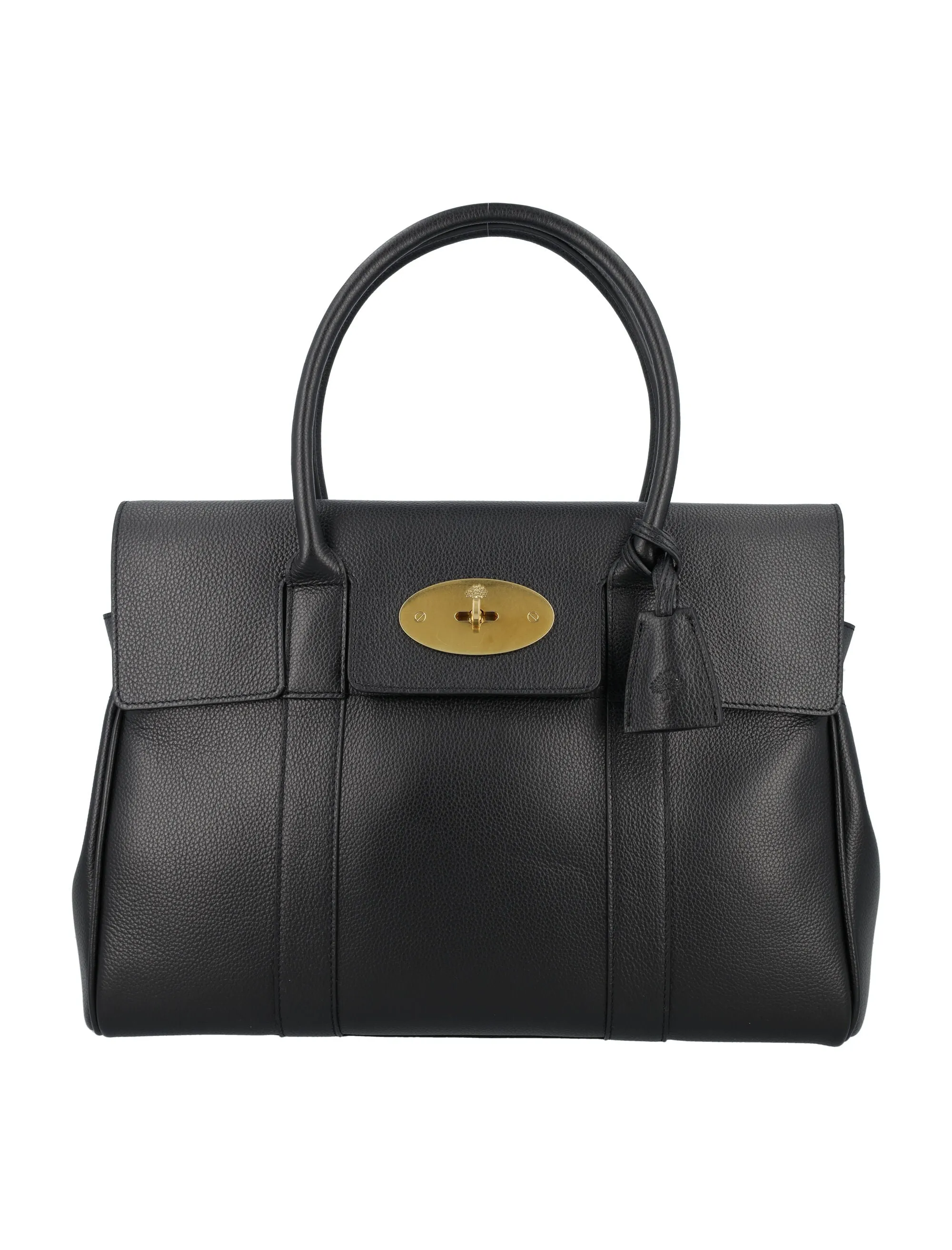 SMALL CLASSIC GRAIN LEATHER BAYSWATER BAG