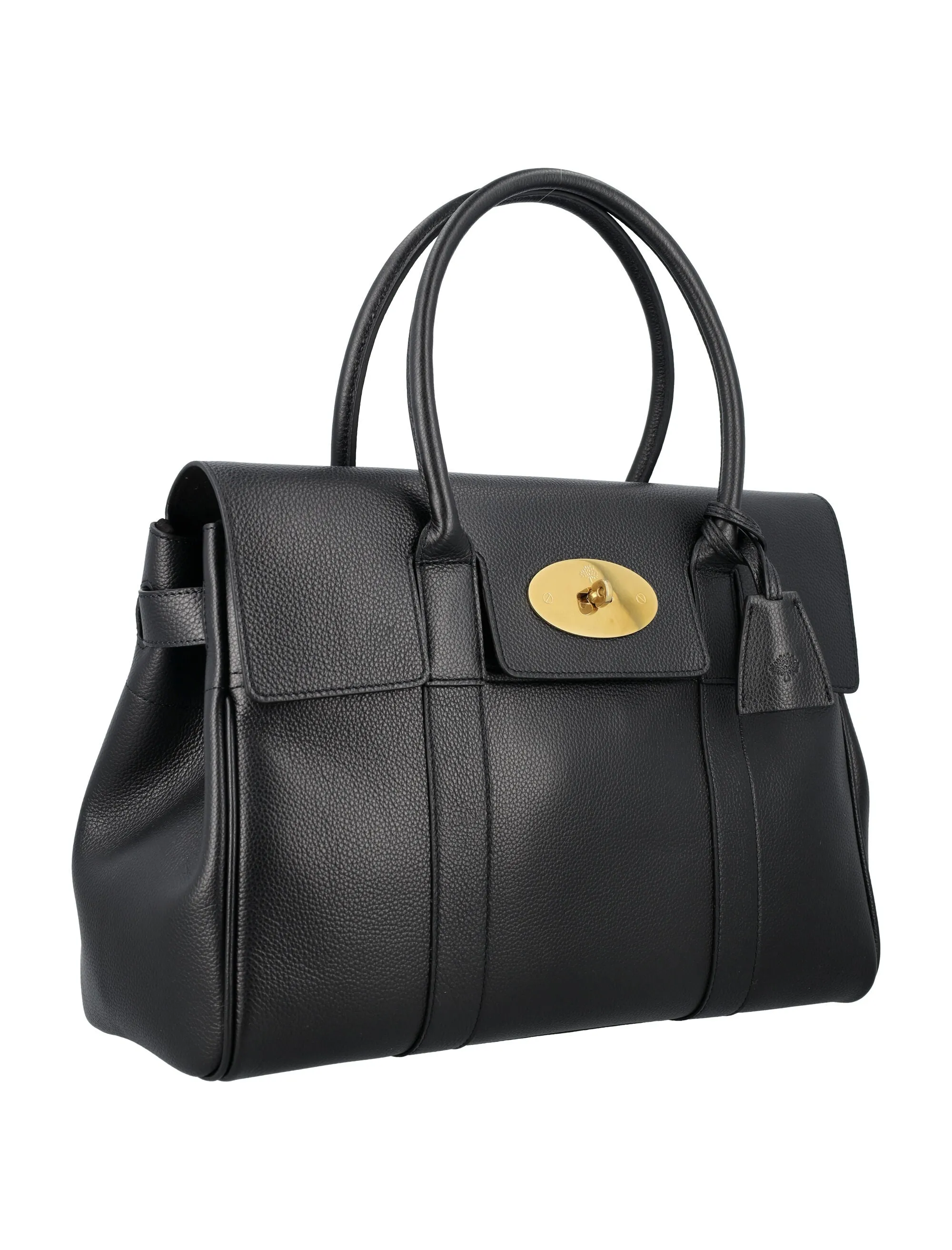 SMALL CLASSIC GRAIN LEATHER BAYSWATER BAG