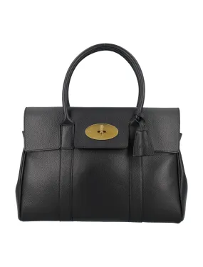 SMALL CLASSIC GRAIN LEATHER BAYSWATER BAG