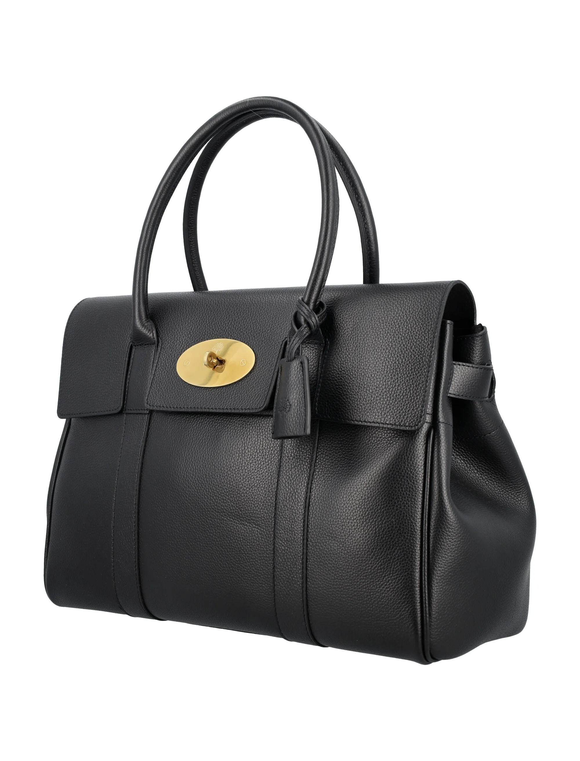 SMALL CLASSIC GRAIN LEATHER BAYSWATER BAG