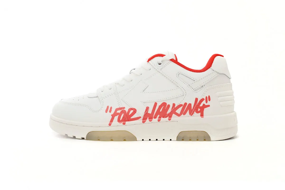 Sneakers White & Red Writing 2023