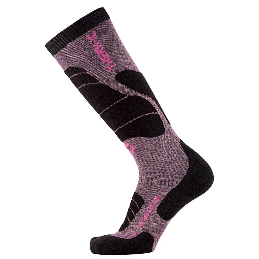 Socks Therm-Ic ---Ski Merino Reflector Women Fushia gold