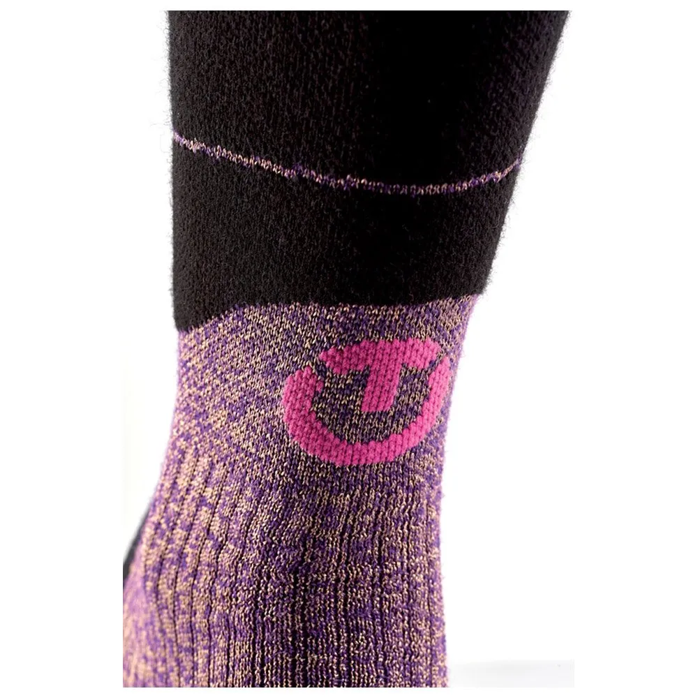 Socks Therm-Ic ---Ski Merino Reflector Women Fushia gold