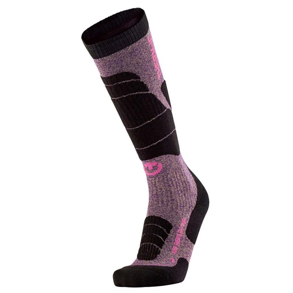 Socks Therm-Ic ---Ski Merino Reflector Women Fushia gold