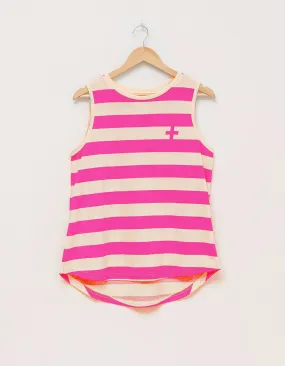 Stella + Gemma Stripe Tank - Flamingo