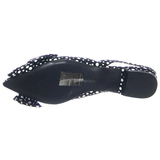 Steve Madden Womens Bowie Black Polka Dot Sandals