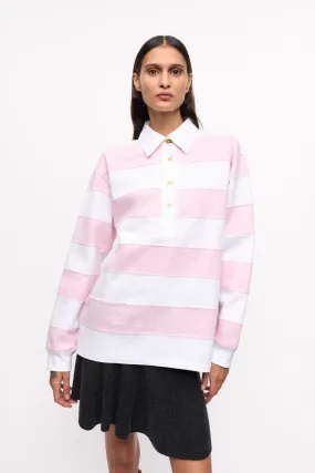 Striped Heavy Cotton Polo Shirt