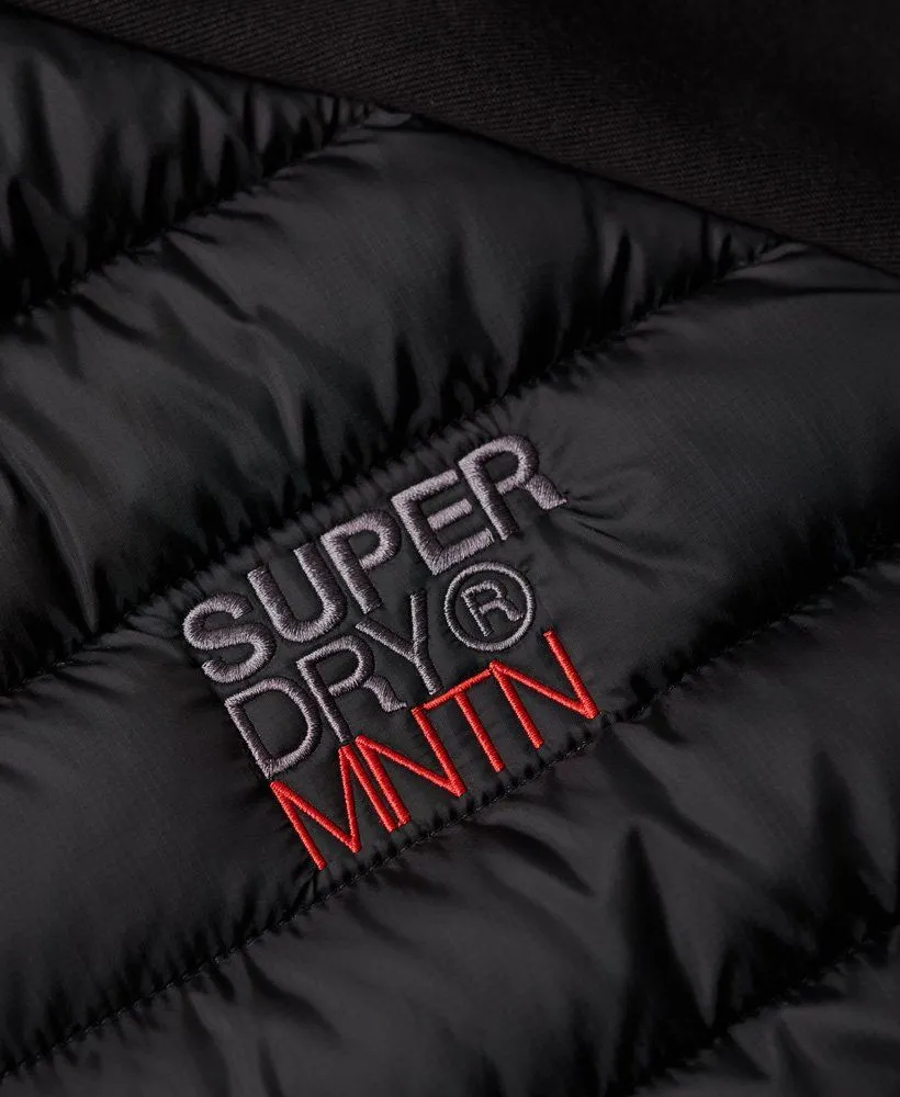 Superdry Hooded Storm Padded Hybrid Jacket Black