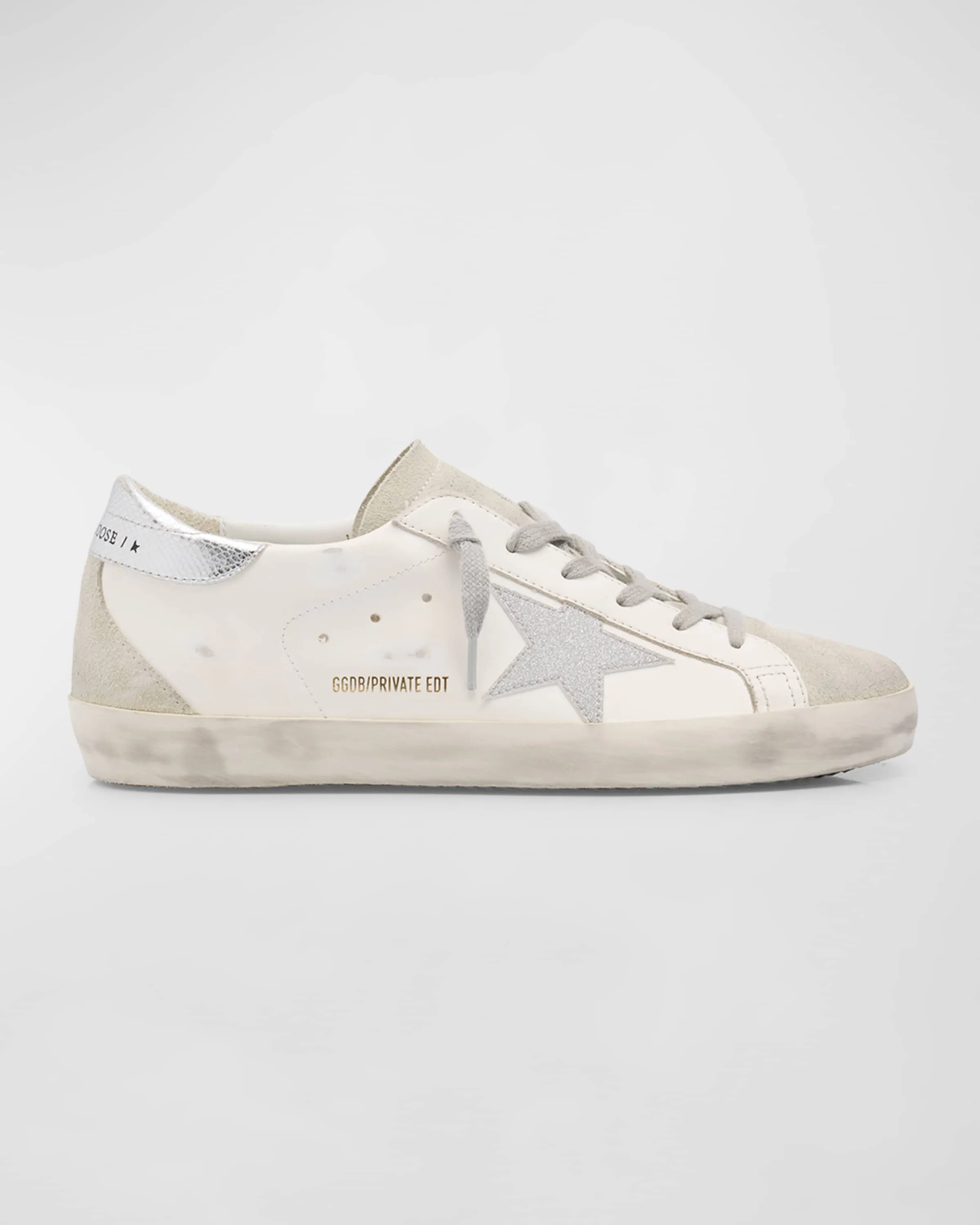 Superstar Mixed Leather Low-Top Sneakers