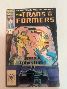 The Transformers More Than Meets the Eye by Marvel Comics Group #24 January 1987 Comic Book