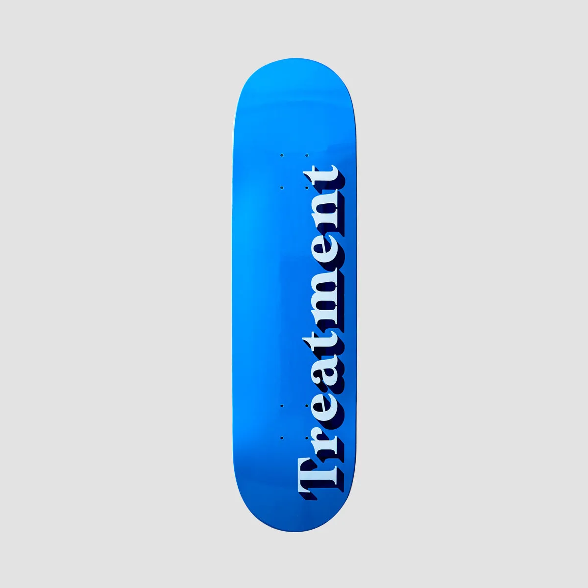 Treatment Logo Skateboard Deck Blue - 8.50"