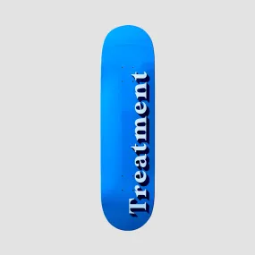 Treatment Logo Skateboard Deck Blue - 8.50"