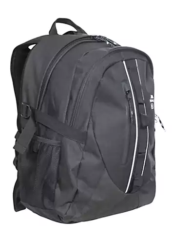 Trespass Unisex Deptron Black Backpack | Kaleidoscope