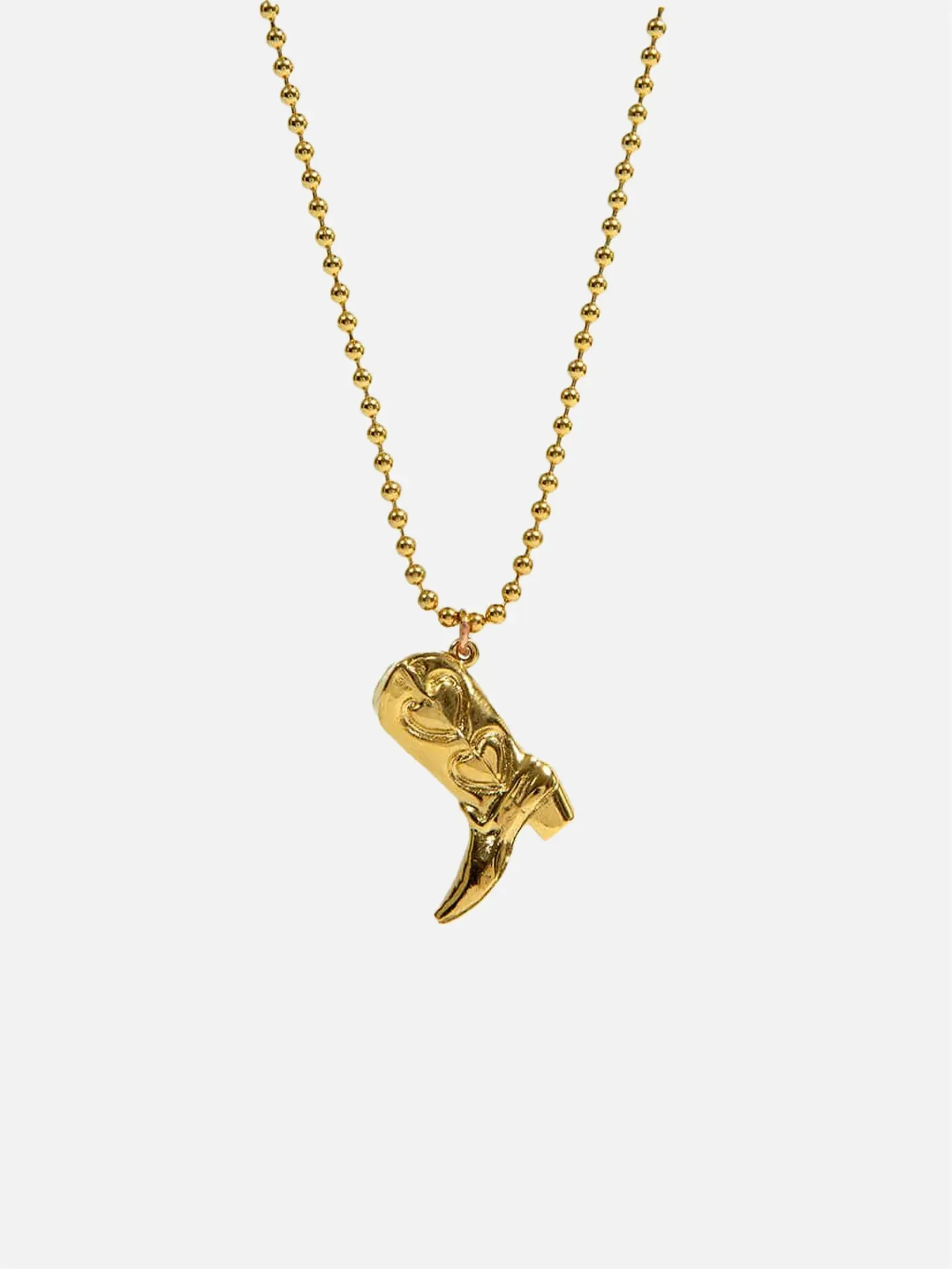 TWOJEYS Boot Necklace - Gold