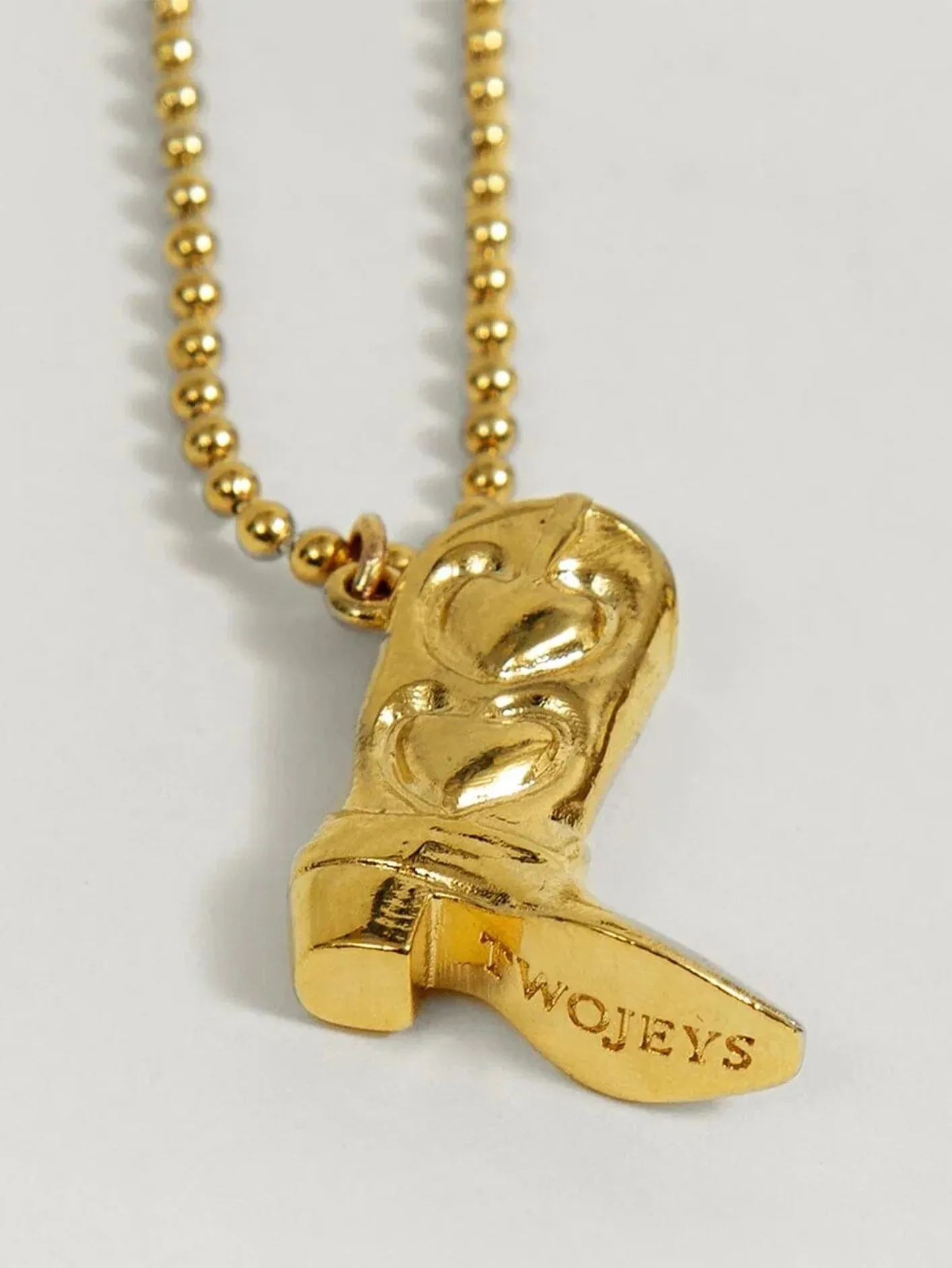 TWOJEYS Boot Necklace - Gold