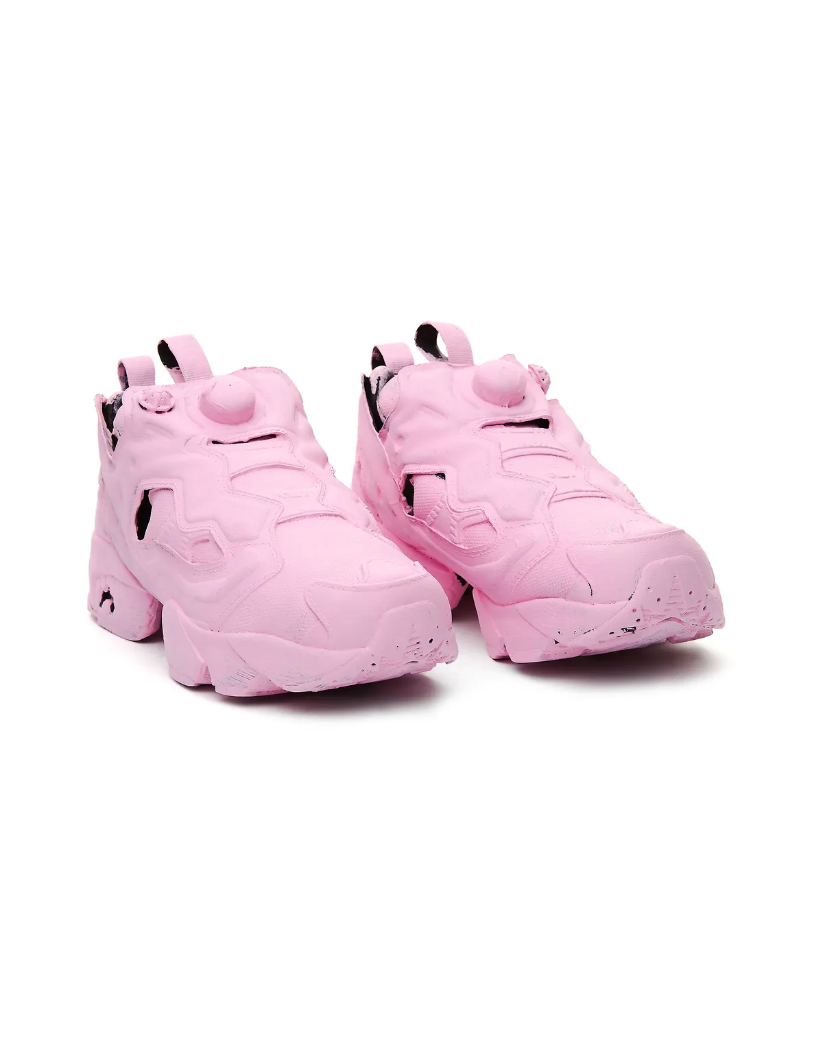 VETEMENTS Pink Reebok Instapump Sneakers