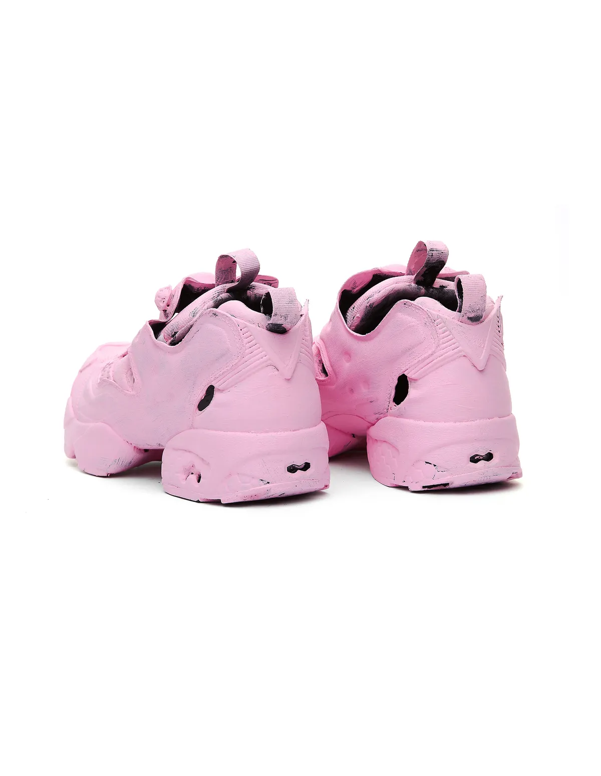 VETEMENTS Pink Reebok Instapump Sneakers