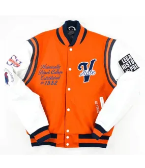 Virginia State University Motto 2.0 Hail State Varsity Jacket