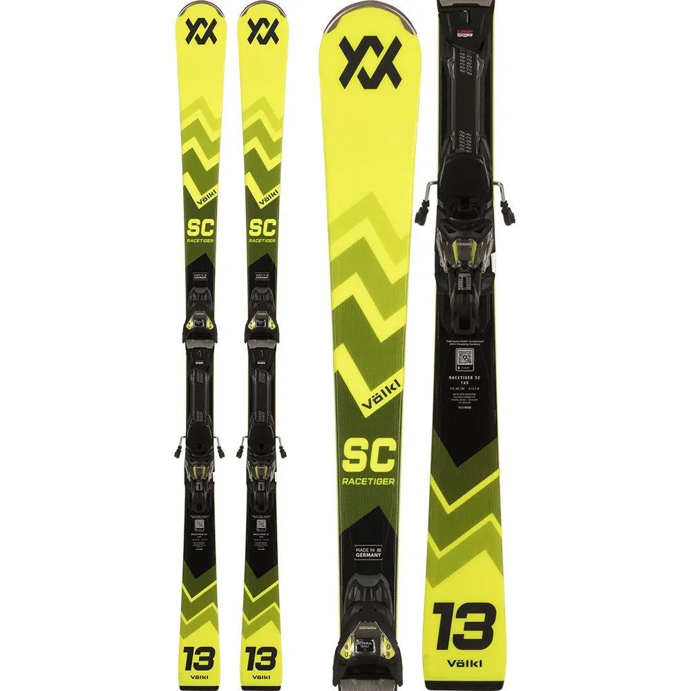 V\u00f6lkl - Racetiger SC Yellow 24/25 Ski with Binding