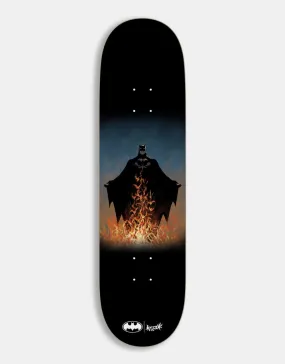 Welcome x Batman Bat Flames Skateboard Deck - 8.5