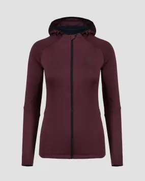 Women's On Running Climate Zip Hoodie 1WE10330398-mulberry