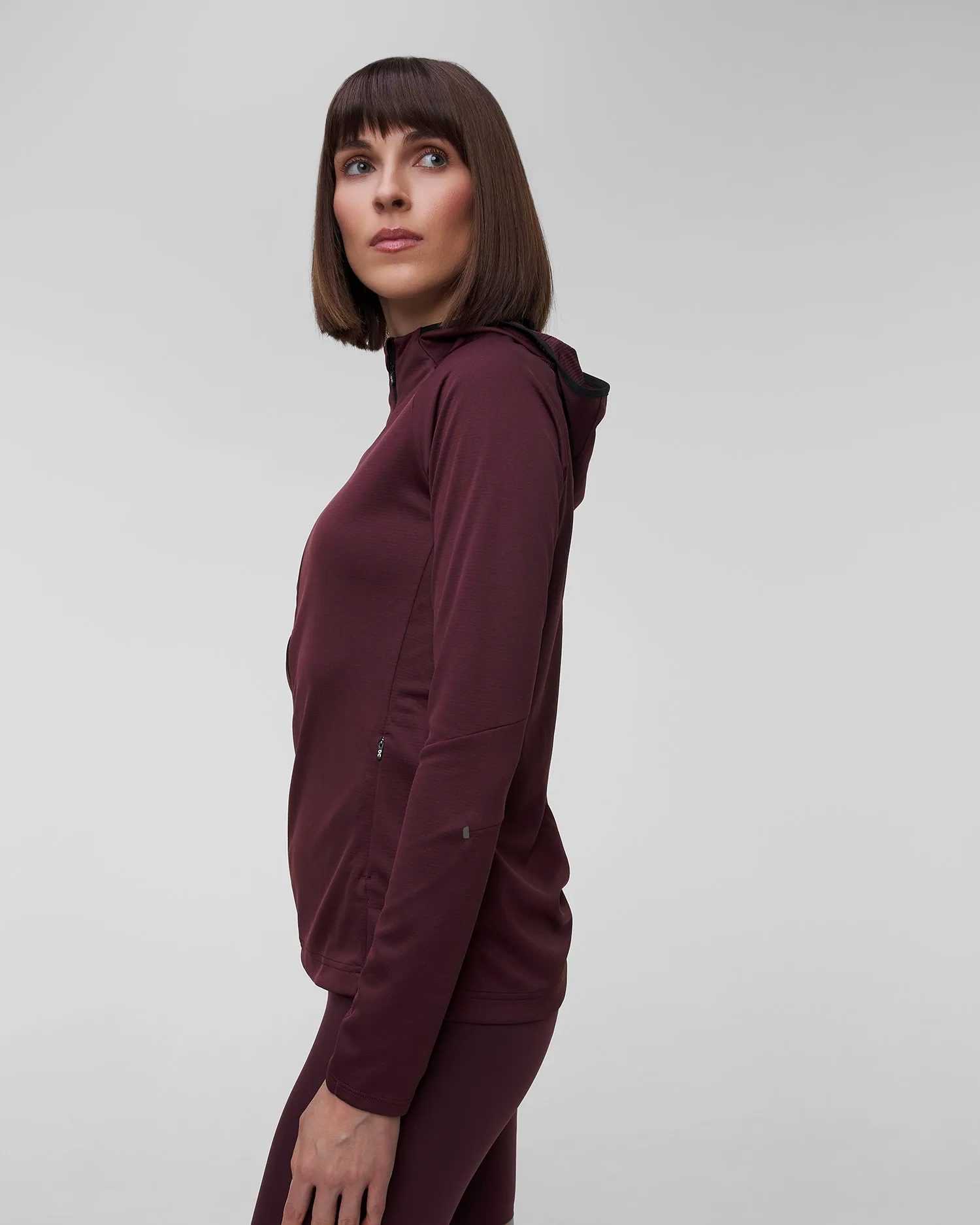 Women's On Running Climate Zip Hoodie 1WE10330398-mulberry